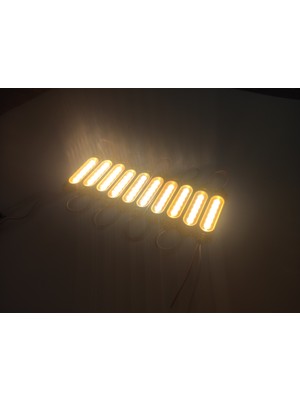 Replax Parmak Cob LED Sarı 24 Volt Su Geçirmez 10,lu 3m Bantlı Kesilebilir 0409977