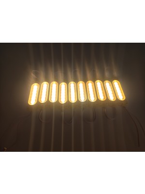 Replax Parmak Cob LED Sarı 12 Volt Su Geçirmez 10,lu 3m Bantlı Kesilebilir 0409973