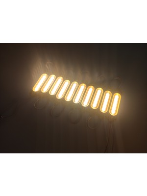 Replax Parmak Cob LED Sarı 12 Volt Su Geçirmez 10,lu 3m Bantlı Kesilebilir 0409973