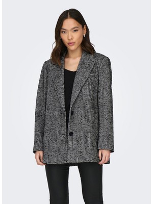 Only Rahat Siyah Kadın Ceket Onlcanna Wool Blazer Coat Otw