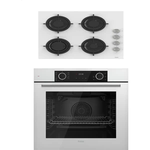Fryart Cs Serisi Beyaz  Ikili Ankastre Cam SET(XE63CB-CS206)