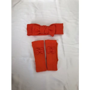 Çorap Bandana Set, Bebek Hediyelik,bebek Bandana