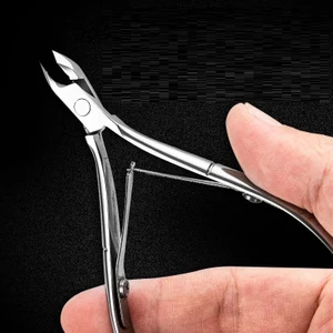 Geniş Ağız Gümüş Pedikür Pens Cobalt Et Tırnak Kesici Kalın Çelik XLP502