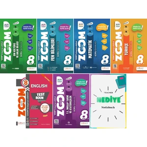 Günay Yayınları Güncel 8. Sınıf Tüm Dersler Zoom Soru Bankası Yeni Nesil Geliştirici Muhteşem Seti