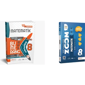 Günay Yayınları 8. Sınıf Matematik Bumerang Etkinlikli Kitap Konu Anlatımlı ve Zoom Soru Bankası