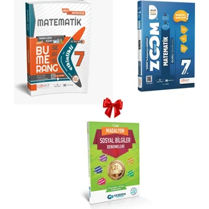 Günay Yayınları Güncel 7. Sınıf Matematik Bumerang Etkinlikli Kitap Konu Anlatımlı ve Zoom Soru Bankası