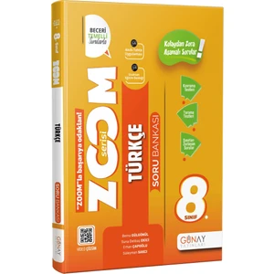 Günay Yayınları Güncel 8. Sınıf Türkçe Zoom Serisi Soru Bankası