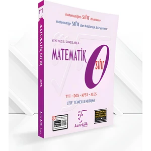 Karekök Yayıncılık TYT-DGS-KPSS-ALES Matematik Sıfır Konu Anlatımlı Çözümlü Soru