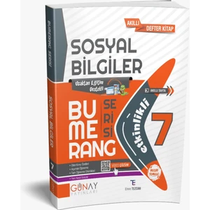 Günay Yayınları Güncel 7. Sınıf Sosyal Bilgiler Bumerang Etkinlikli Kitap Konu Anlatımlı Soru Bankası Güncel