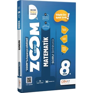 Günay Yayınları Güncel 8. Sınıf Zoom Serisi Matematik Soru Bankası (2023-2024) Güncel Baskı