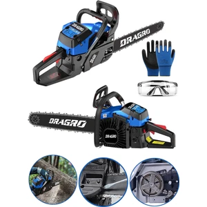 Alman Tf 9200 Çelik Şanzuman Benzinli Testere Ağaç Odun Dal Kesme Makinesi 50 cm Pala