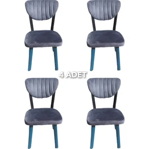 Ruhat Metal Mutfak Sandalye Cafe Sandalye Salon Sandalye 4 Adet