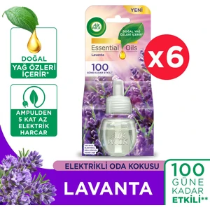 Air Wick Elektrikli Oda Kokusu Yedek Şişe Lavanta x 6
