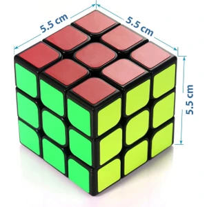 3 Adet Speed Cupe Rubik Küp Zeka Küpü 3x3 Hız Küpü,fidget Oyuncak Seyahat Zeka Oyunu