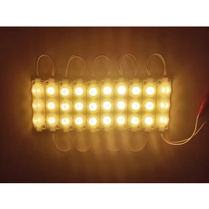 Camlı Parmak LED Lamba Amber 12 Volt Su Geçirmez 10,lu 3m Bantlı Kesilebilir 0409927