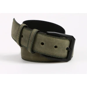 Haki Erkek Deri Kemer Frk 003