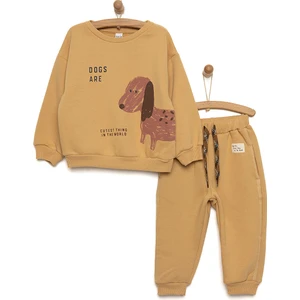 Forest Camp Sweatshirt-Patiksiz Alt Erkek Bebek