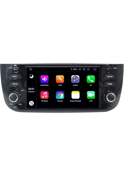 CELALİ TUNİNG Fiat Linea Android 12 Carplay Navigasyon OEM Multimedya - 2GB Ram 16GB HDD