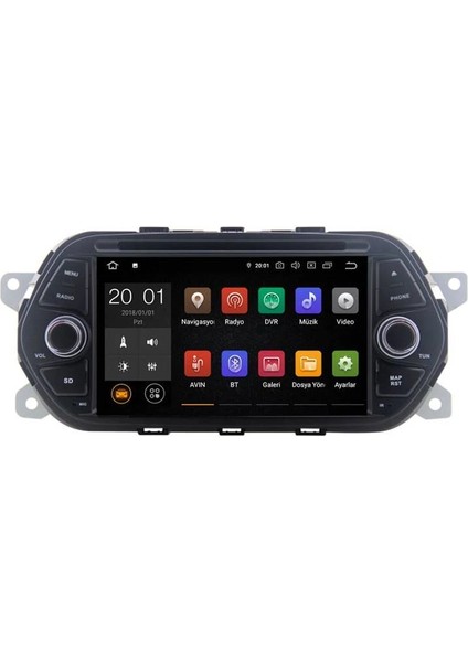 CELALİ TUNİNG Fiat Egea Android 12 Navigasyon Tuşlu Multimedya - 4GB Ram 64GB HDD