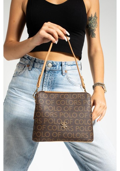 Impolo Alberta Kahvekamelempirme Baskı Kadın Omuz ve Çapraz Çanta 19X23 Ebatında fiyatları