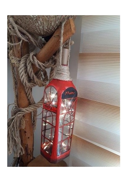 El Yapımı Ingilz Kulubesi Aplim Cam Şişe