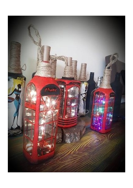 El Yapımı Ingilz Kulubesi Aplim Cam Şişe indirimleri