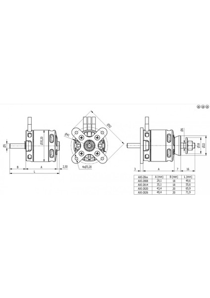Axı 2826/10 920KV Gold Lıne V2