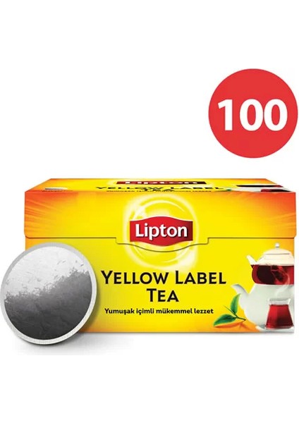 Yellow Label Demlik Poşet Çay 100'lü Paket