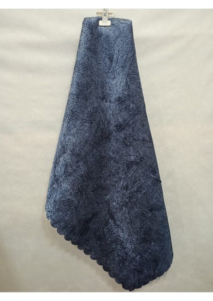 Süngerli Koltuk Çekyat Örtüsü Damar Desenli Lacivert modelleri