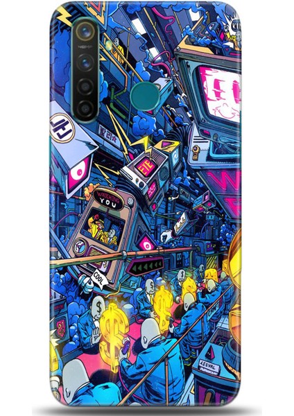 Realme 5 Pro Kılıf Hd Baskılı Kılıf - Followed Institution 0161