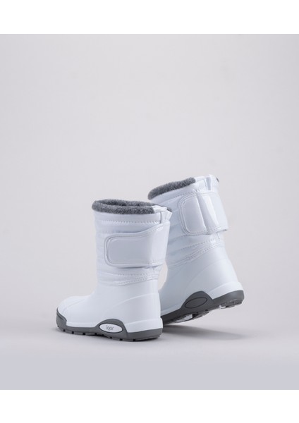 Topo Ski Beyaz Yağmur Çizmesi Unisex Kar Botu
