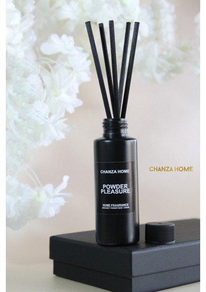 Chanza Home 100 ml Powder Pleasure Bebek Kokusu Deneme Şişesinde Çubuklu Oda Kokusu Yedek Esans