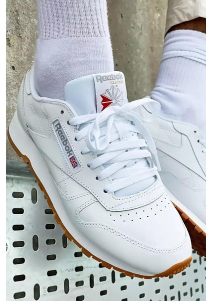 Classıc Leather Beyaz Erkek Günlük Spor Ayakkabı