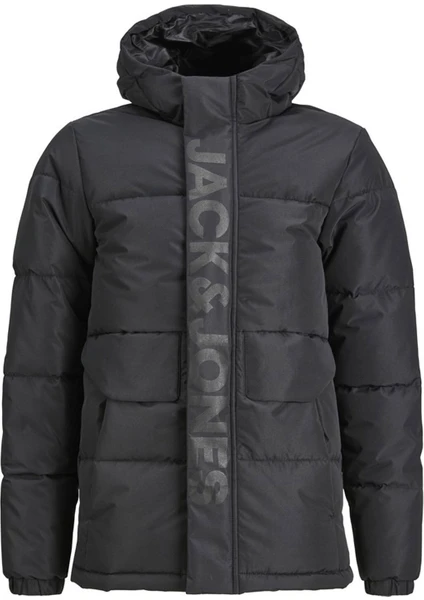 Jack & Jones Jcospeed Puffer Sn Jnr Siyah Erkek Çocuk Ceket