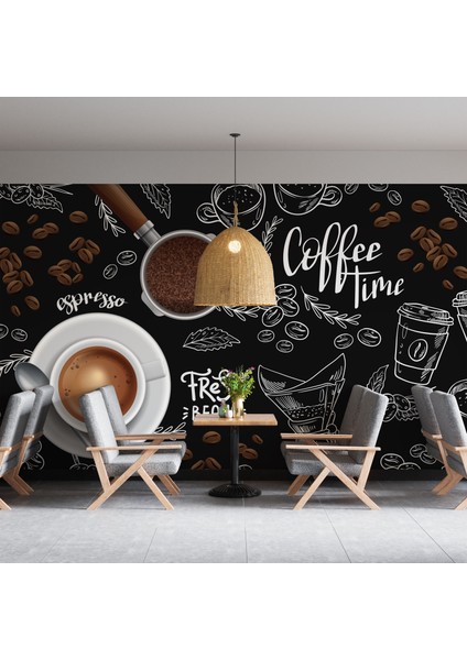 Kahve Dükkanı Duvar Kağıdı, Kafeterya Duvar Resmi, Cafe Duvar Kağıdı, Kafe Duvar Resmi