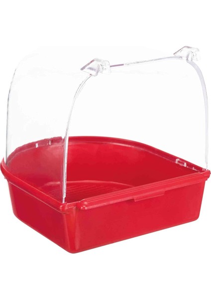 Quik Lüx Kuş Banyosu Kırmızı 12X16X14 cm