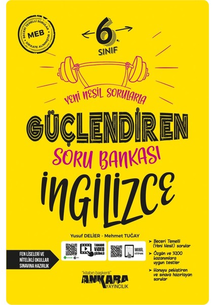 2024 Müfredat Güncel 6.Sınıf Ingilizce Nesil Sorularla Güçlendiren Soru Bankası