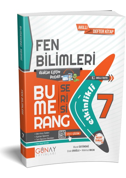 7. Sınıf Fen Bilimleri Bumerang Etkinlikli Kitap Konu Anlatımlı Soru Bankası Güncel