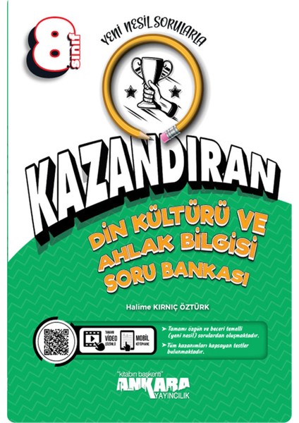 2024 Müfredat 8.Sınıf LGS Kazandıran Din Kültürü Kültürü Soru Bankası + Güçlendiren 32 Hafta Kazanım Denemeler