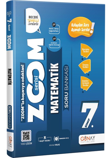 Güncel 7. Sınıf Matematik Zoom Serisi Soru Bankası