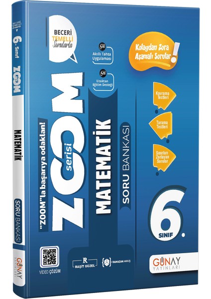 6. Sınıf Matematik Zoom Serisi Soru Bankası Güncel