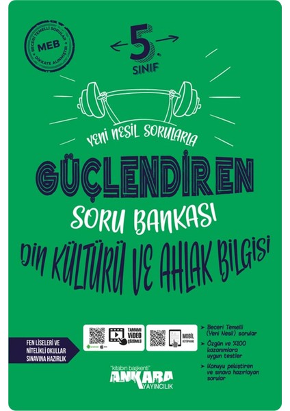 2024 Müfredat Güncel 5.Sınıf Din Kültürü Kültürü ve Ahlak Bilgisi Nesil Sorularla Güçlendiren Soru Bankası