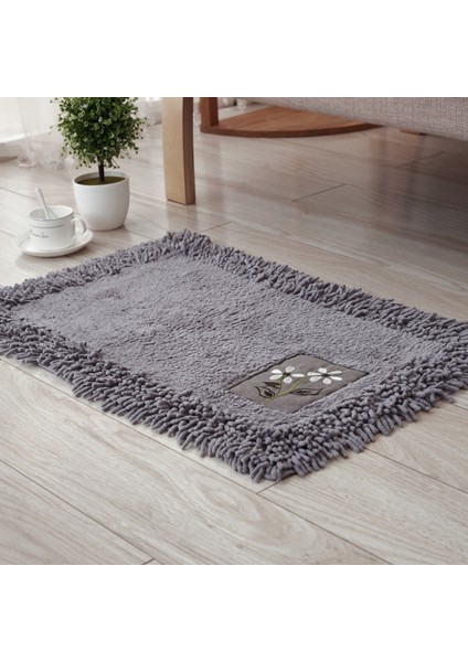 Qianka Yaklaşık 60 cm x 90 cm Lüks Banyo Paspas Su Emme Kaymaz Halı 5 Boyutları Yumuşak Mutfak Halıları Dayanıklı Paspas Oturma Odası Kanepe Paspaslar Pedleri (Yurt Dışından)