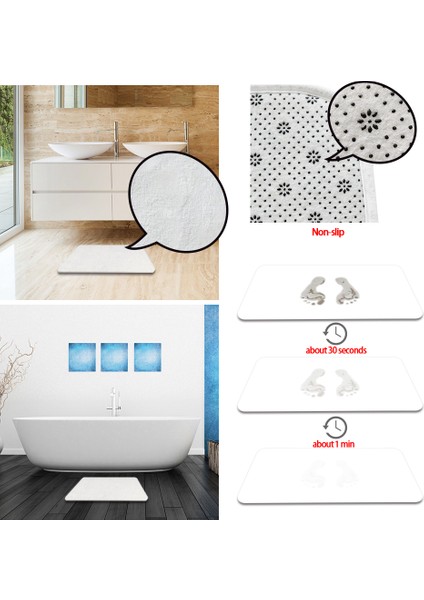 453Y 750MMX450MM Gül Çiçek Dekoratif Paspas 45*75CM Halı Ev Oturma Odası Yumuşak Halı Banyo Mutfak Kapalı Kaymaz Emici Zemin Mat (Yurt Dışından) fiyatları