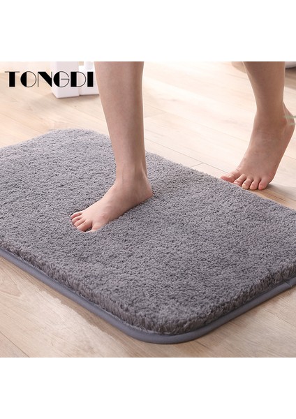 C 50X80 cm Tongdı Banyo Halı Paspas Yumuşak Duş Fannelette Mikrofiber Kaymaz Halı Dekorasyon Ev Oturma Mutfak Odası Salonu (Yurt Dışından)