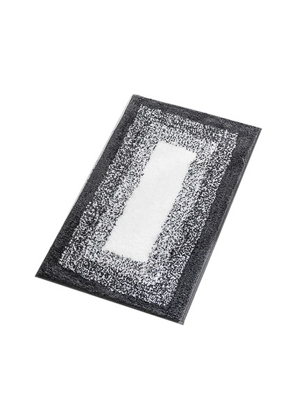 Dikdörtgen Koyu Gri Degrade Renk Banyo Paspas Modern Anti-Skid Tuvalet Halıları Seti Dikdörtgen U Şekli Paspas Banyo Kaputları Mikrofiber 50X80 50X50CM (Yurt Dışından)