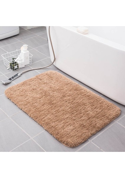 Şampanya Yaklaşık 80X100 cm Süper Emme Banyo Paspas Kaymaz Banyo Halı Kilimler Yumuşak Zemin Mat Yatak Odası Için Tuvalet Halı Paspas Uzun Başucu Mat 5 Boyutları (Yurt Dışından)