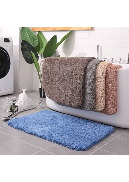 Şampanya Yaklaşık 80X100 cm Süper Emme Banyo Paspas Kaymaz Banyo Halı Kilimler Yumuşak Zemin Mat Yatak Odası Için Tuvalet Halı Paspas Uzun Başucu Mat 5 Boyutları (Yurt Dışından)