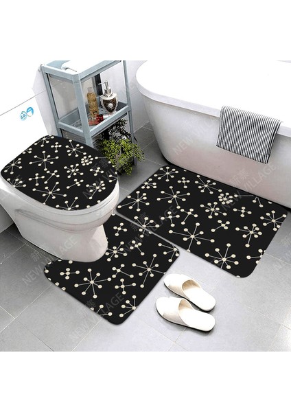 22105SJT-001226- 75X44.45X37.41X38CM Kaymaz Banyo Paspası Banyo Küçük Halı Duş Mat Dekoratif Emici Ayak Mat Giriş Küvet Tuvalet Halısı Basit Modern Iskandinav (Yurt Dışından) modelleri