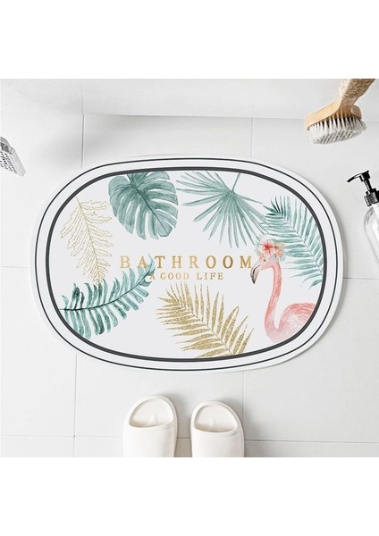 Renk D 60X90CM Ins Stil Banyo Paspas Yumuşak Emici Banyo Duş Mat Kaymaz Halı Zemin Halı Oturma Odası Balkon Giriş Alanı Halıları 4 Boyut (Yurt Dışından)